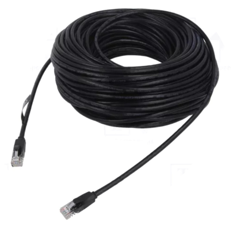 Patch cord, RJ45 plug, both sides, UTP CAT6 40m, stranded, CCA, PVC