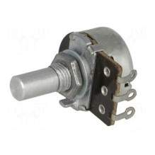 Potentiometer: shaft, single turn, 4.7kΩ, 200mW, ±20%, on board