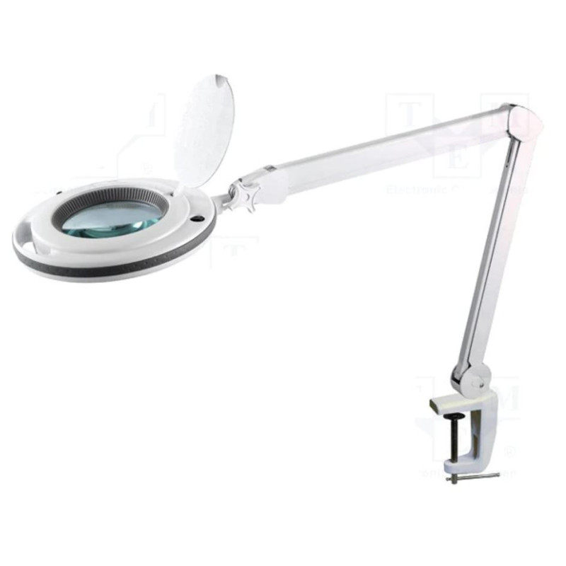 Stalinė lempa su didinamuoju stiklu (x2,25), dydis Ø127 mm Ø5', suvartojimas 9W