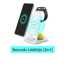 3in1 wireless charger for Android phones, Buds headphones and Watches.