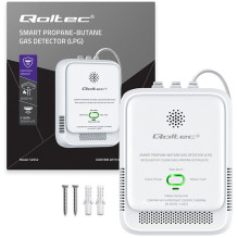Certified propane-butane (LPG) gas leak detector, 85dB audible alarm, LED indicator