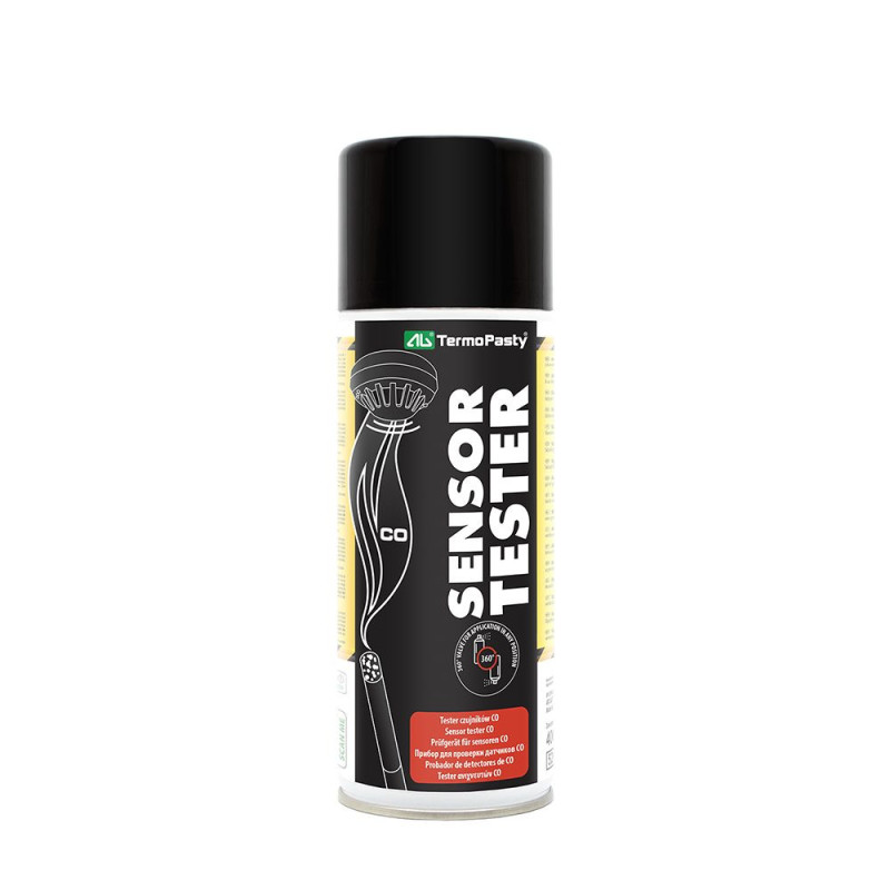 Sensor Tester CO aerosol for testing CO and smoke detectors 400 ml, up to 7 tests, 360° valve