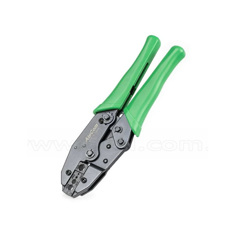 Professional tool for crimping connectors for RG58 / 59 / 6 / 174 cables, Taiwan HT-336I