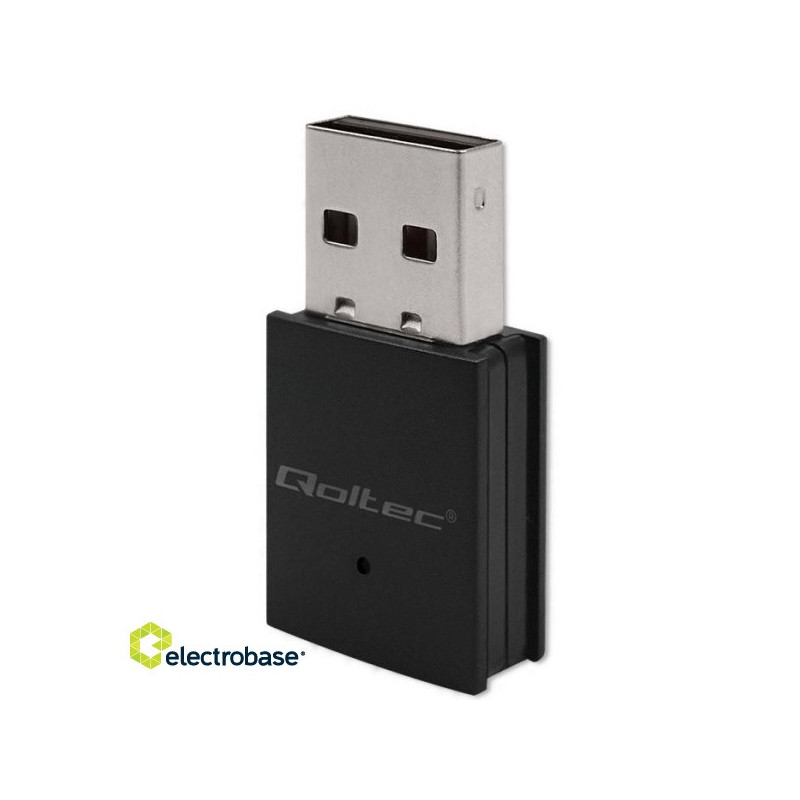 Qoltec 2in1 Wireless Mini USB Adapter WiFi 150 Mbps + Bluetooth 4.0