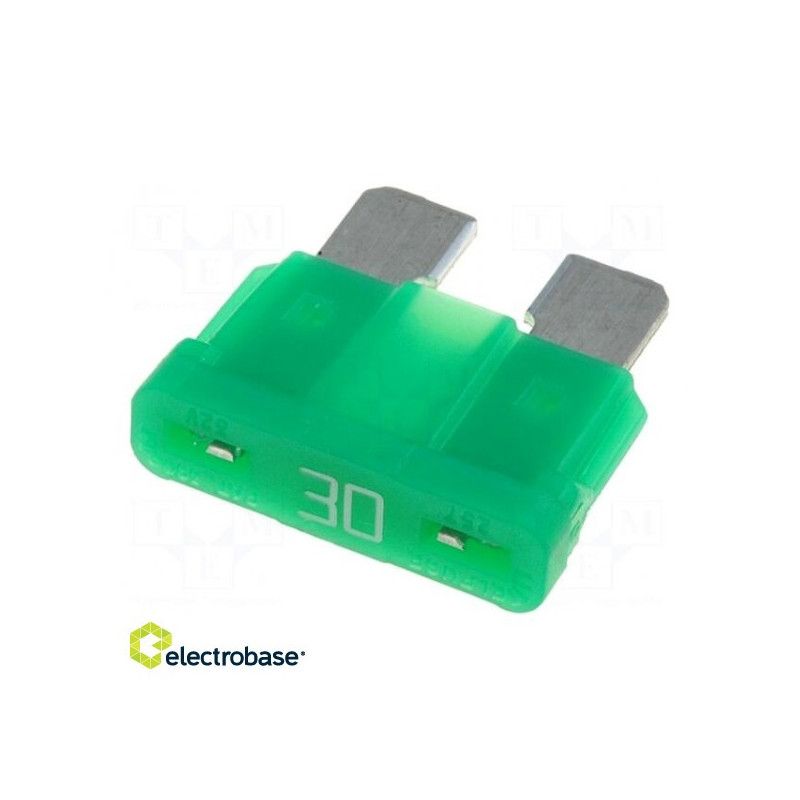 Fuse: fuse, 30A, 32V, automotive, 19 mm, ATO
