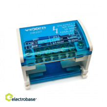 DB207 Distribution terminal block DIN 2x7poles 125A / 500V