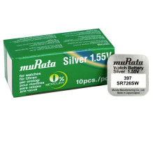 397 batteries 1.55V Murata...