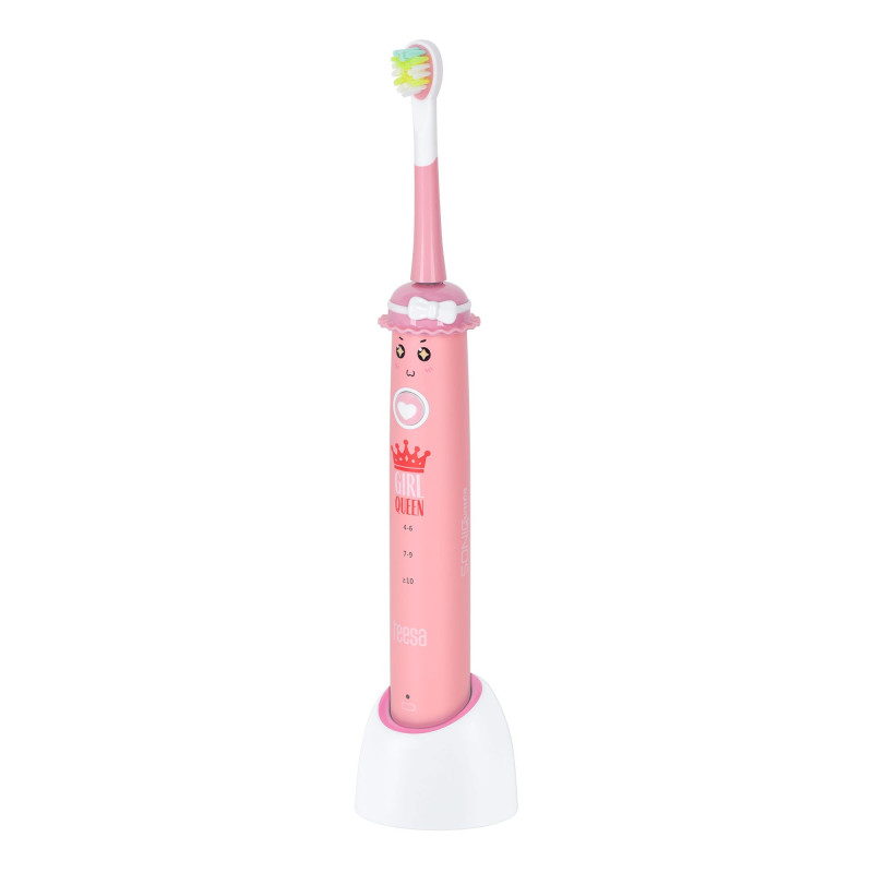Electric toothbrush for children, 38,000 - 43,000 pulsations/minute, Teesa Sonic Junior Girl