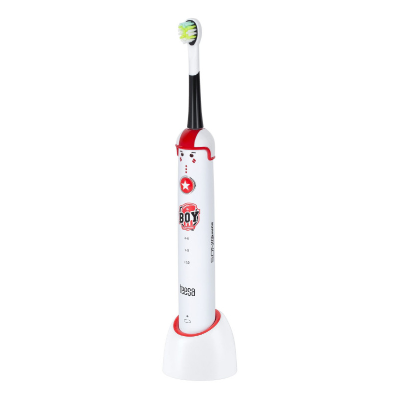 Electric toothbrush for children, 38,000 - 43,000 pulsations/minute, Teesa Sonic Junior Boy