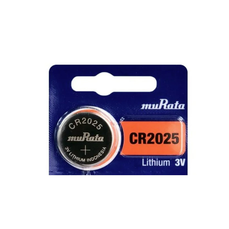 CR2025 batteries 3V Murata lithium CR2025 in a package of 1 pc.