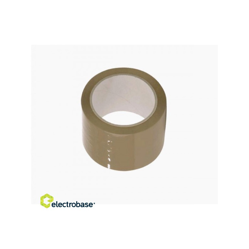 Packaging tape 75mm x 66m, 46mk, hot-melt, brown