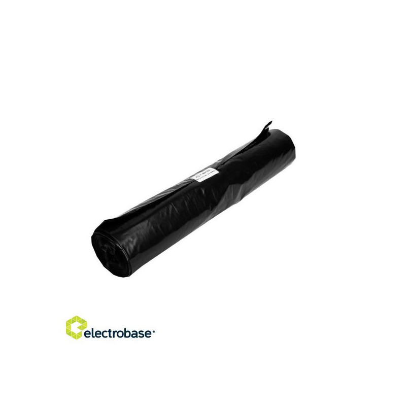 Garbage bags GREEN WAY, LDPE, 40L, 60x70cm, 30mk, black, 10 pcs.