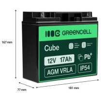 12V 17Ah battery :: AGM :...