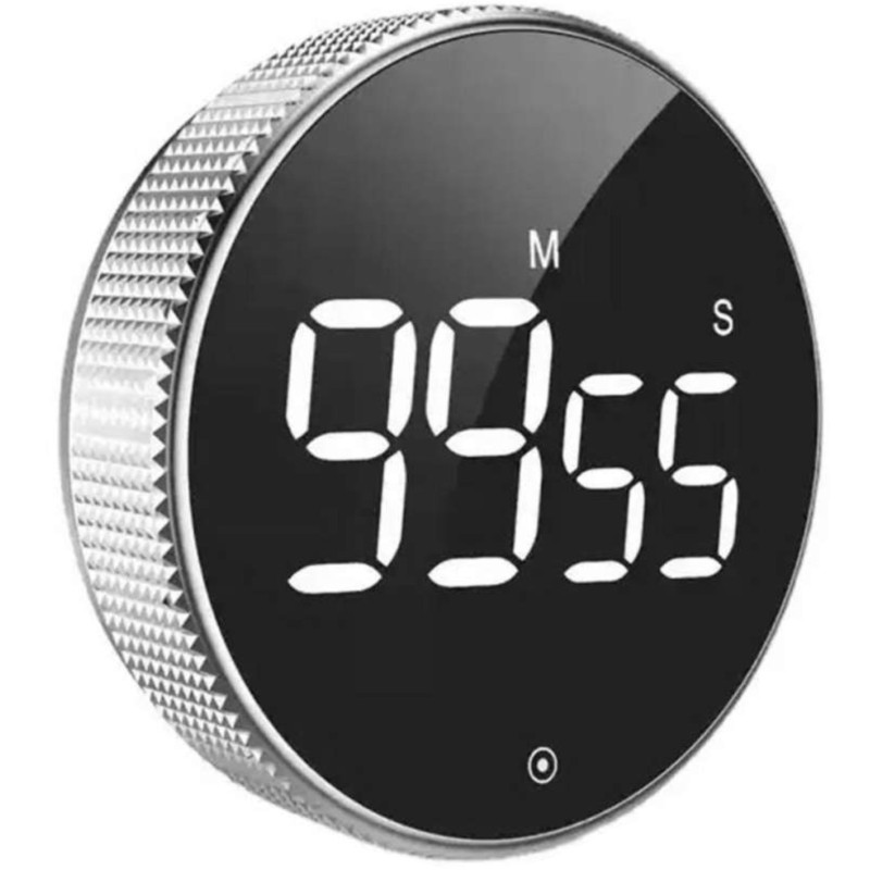 Magnetic timer DA86 with LED display, stopwatch, memory and volume control