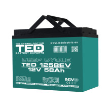 12V 58Ah deep cycle gel...
