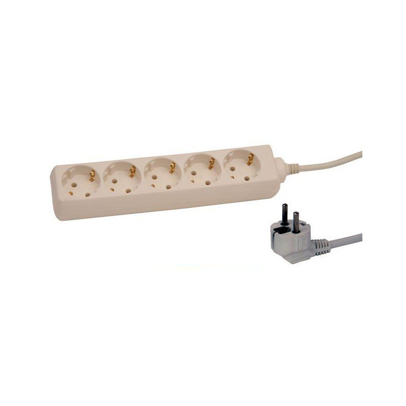 Prailgintuvas 1,5 m, 5 lizdai, 3G1.0, baltas 115001