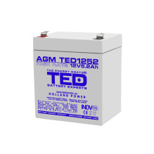 12V 5.2Ah AGM High Rate...