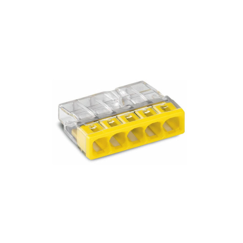Jungiamasis gnybtas 5x0,5-2,5 24A / 400V Wago 2273-205 1 vnt.