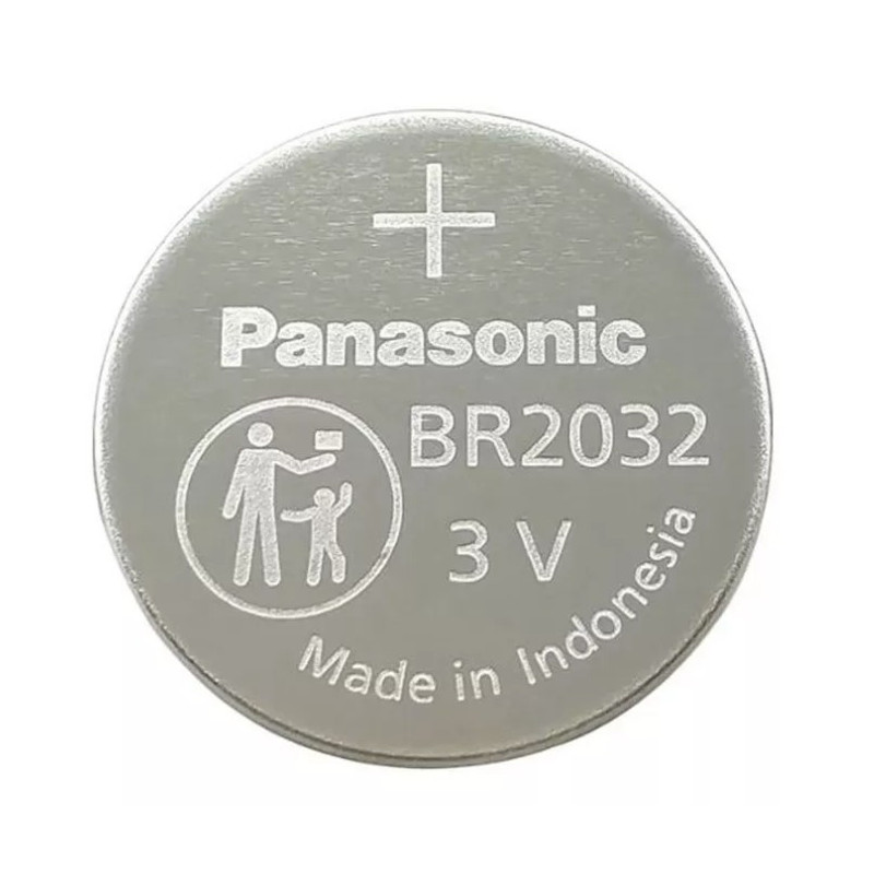 BR2032 3 V ličio monetos tipo baterija, skirta aukštos temperatūros (+85 °C) CMOS ir pramoninėms reikmėms