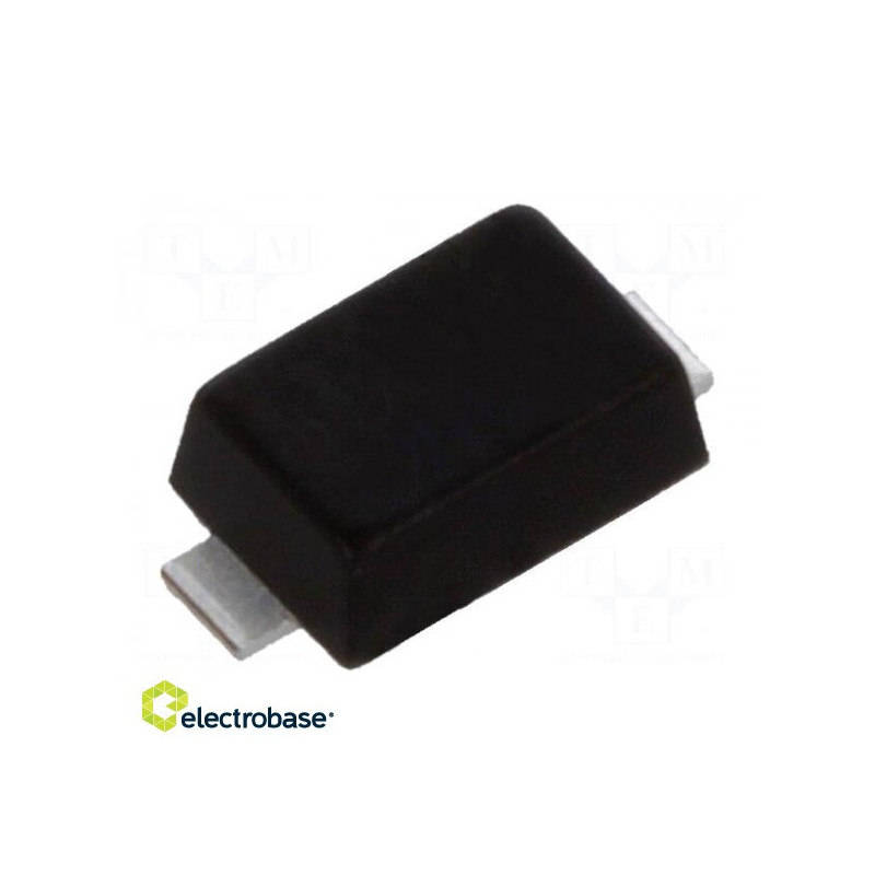 Diode: Zener 1W 5.6V SMD reel, tape SOD123F single diode 10A