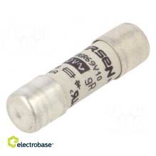 Saugiklis: gR, itin greitas, 10A, 690VAC, 10x38mm