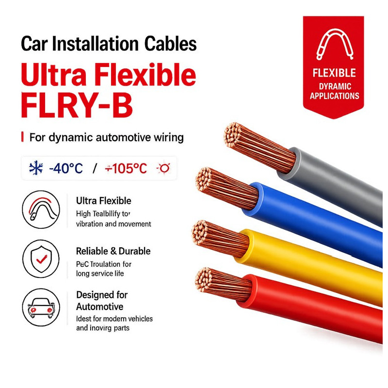 Daugiagyslis Cu laidas FLRY-B 0,35 mm² PVC, rožinis, 60 V, 500 m, 5 klasė