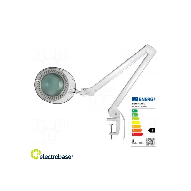 Desktop magnifier with backlight 5dpt(x2.25) ¨120mm ¨4.72"