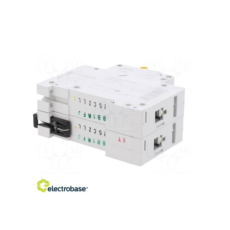 Circuit breaker 230 / 400VAC 250VDC Inom: 25A Poles: 2 DIN 10kA
