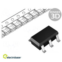 IC: skaitmeninis buferis Kanalai: 1 ĮVESTIS: 2 SMD SOT25 Serija: AHCT 40uA