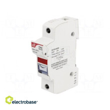 Fuse holder cylindrical fuses 8x31mm Mounting: DIN 25A 400VAC