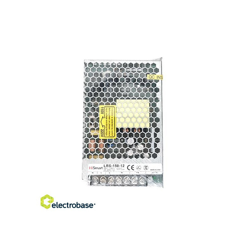Maitinimo šaltinis 12 V, 12,5 A, 150 W