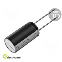 Kondensatorius: elektrolitinis, žemo ESR, THT, 1200uF, 35VDC, Ø12,5x25mm