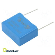 Capacitor: polyester, 1uF,...