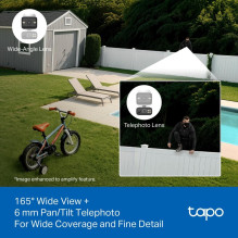 WRL CAMERA PAN / TILT / DUAL TAPO C645D KIT TP-LINK