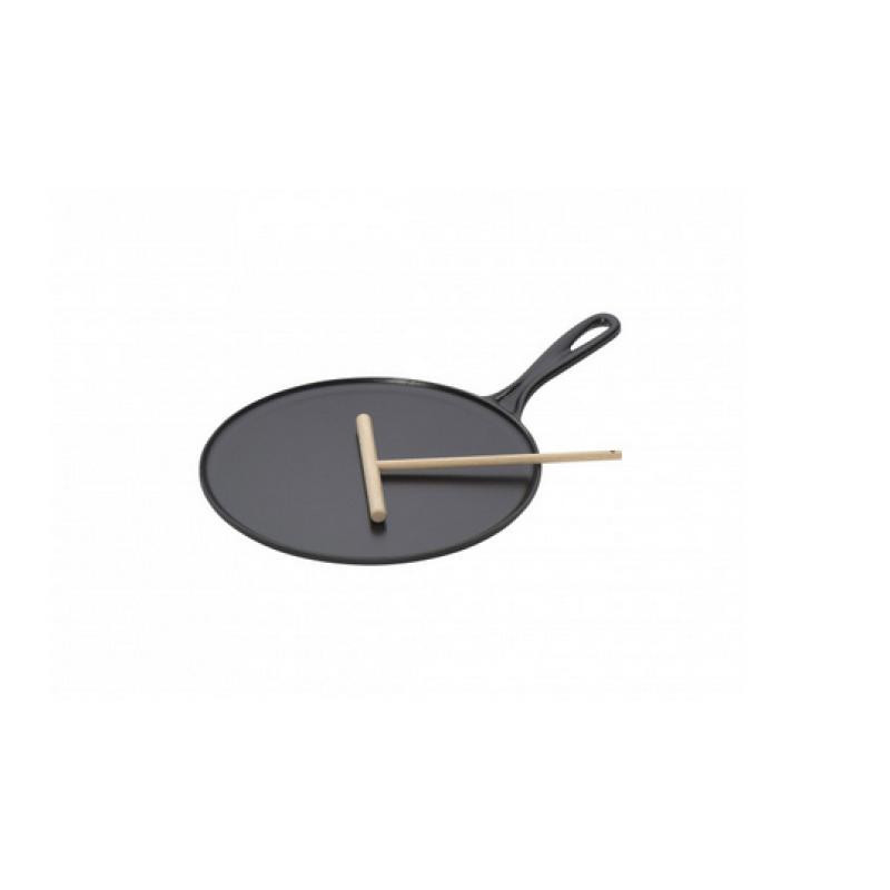 Keptuvė - Le Creuset Ketaus Blynelė 27cm Nesvylančio Paviršiaus Juoda