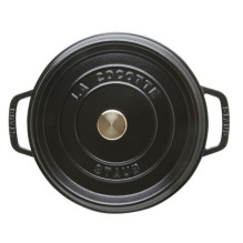 Virtuvinis Priedas - Zwilling Staub Apvalus Keptuvė 24cm Ketaus Juoda