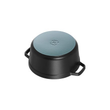 Kitchen Accessory - Zwilling Staub Round Frying Pan 24cm Cast Iron Black