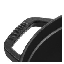 Kitchen Accessory - Zwilling Staub Round Frying Pan 24cm Cast Iron Black