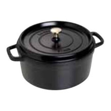 Kitchen Accessory - Zwilling Staub Round Frying Pan 24cm Cast Iron Black
