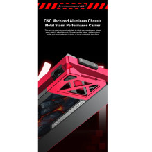 Aula AG60 EN Layout 60% Wired CNC Aluminum Mechanical Gaming Keyboard with 8000Hz Polling RGB Backlight Red+White