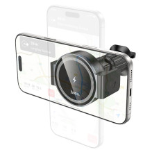 Hoco HW35 MagSafe 15W (air vent) Car charger / holder Black