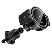 Hoco HW35 MagSafe 15W (air vent) Car charger / holder Black