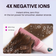 Wavytalk Sleek Sweep Hair styling comb Pink
