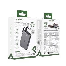 Acefast M29-20000 External battery Power Bank 22.5W 20000mAh Black