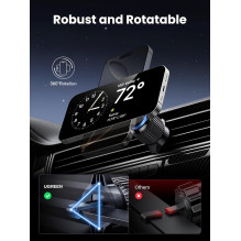 Ugreen W708 MagSafe 15W (35970) magnetic Car charger / holder Black