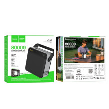 Hoco J161 External battery Power Bank 22.5W+PD20W 80000mAh Black
