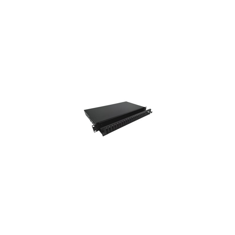 Tinklo Priedas - Alantec FOP-1U-24SCD-C 24 Uostų 1U Rack Juodas