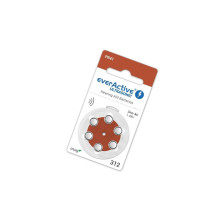 Everactive Ultrasonic 312 PR41 6BL klausos baterijos 6 vnt.
