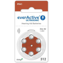 Everactive Ultrasonic 312 PR41 6BL klausos baterijos 6 vnt.