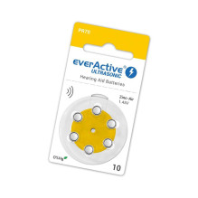 Everactive Ultrasonic 10 PR70 6BL klausos baterijos 6 vnt.